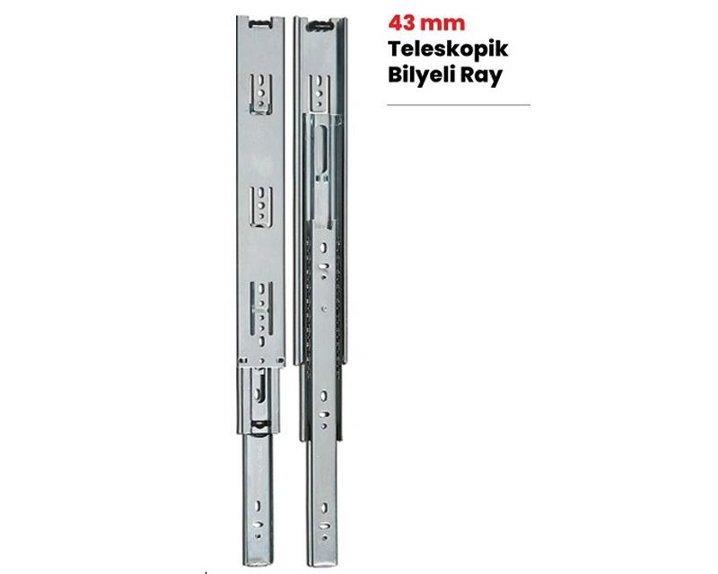 43mm DOUBLE OPENING TELESCOPIC RAIL (GLV SHEET METAL)