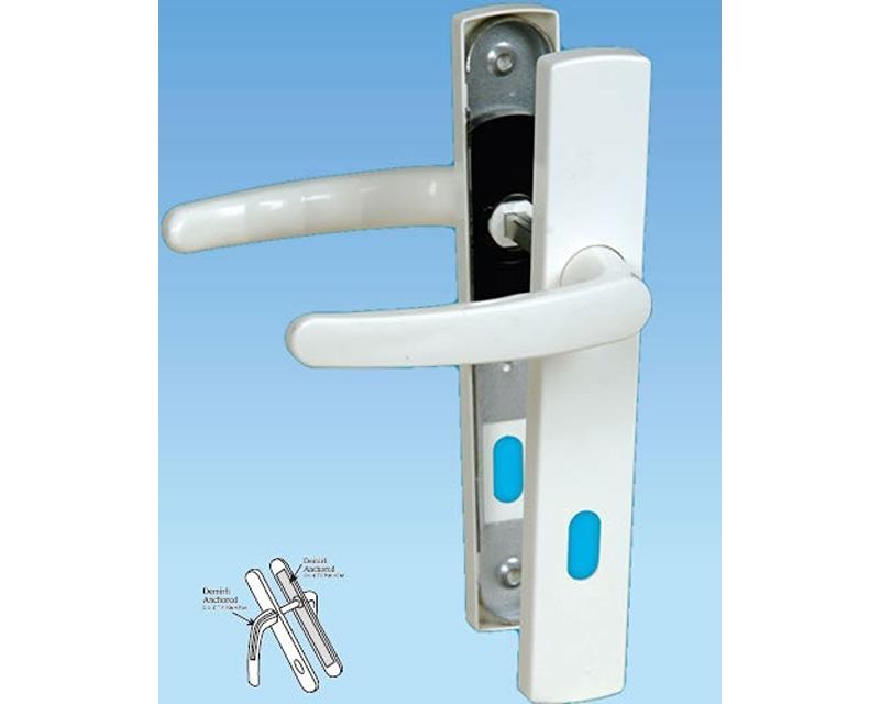 Plastic Spring Room Door Handle 'EVA' with Iron