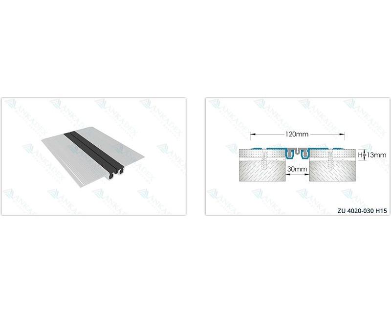 Surface Mounted Floor Profiles For 3cm Gaps ZU 4020-030