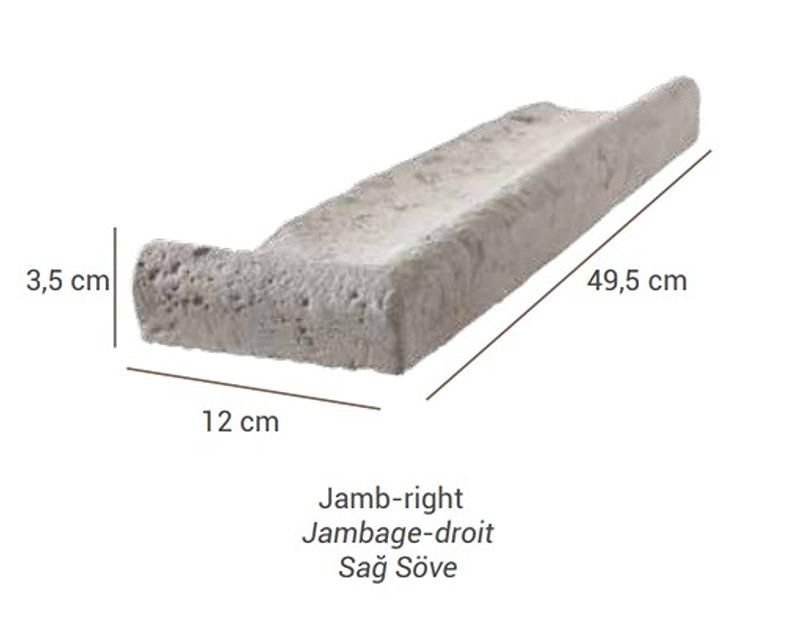 Right Jamb Stone/Trim & Accessory