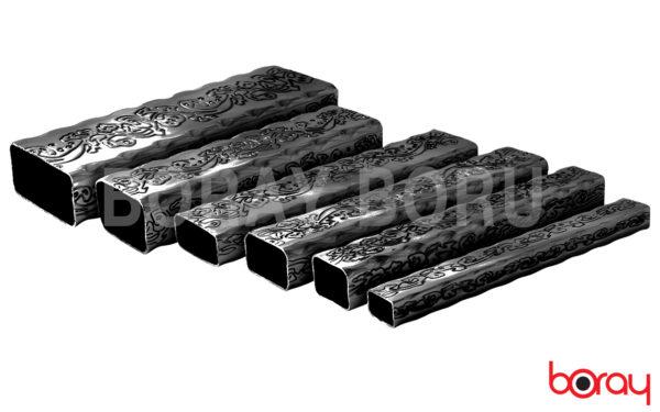 Flower Patterned Hollow Rectangle Tubes (HR)