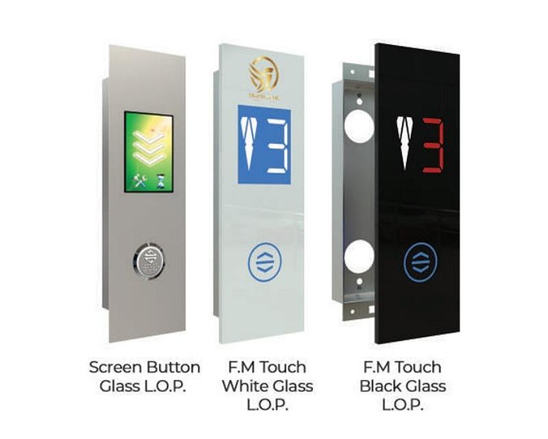 AKFALIFT External Elevator Screen Button
Glass