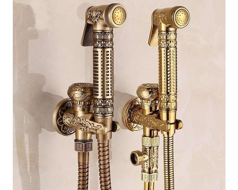 Antiqued Shower Set DS61