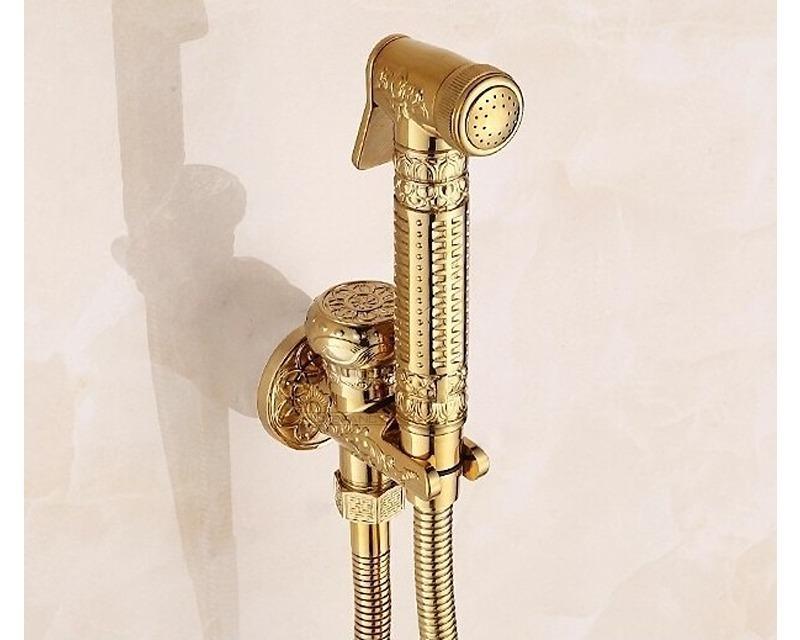 Gold Plated Luxery Shower Set