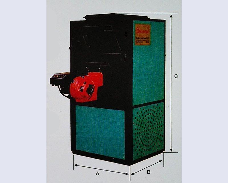 HOT AIR BOILERS FOR HEATING PURPOSES