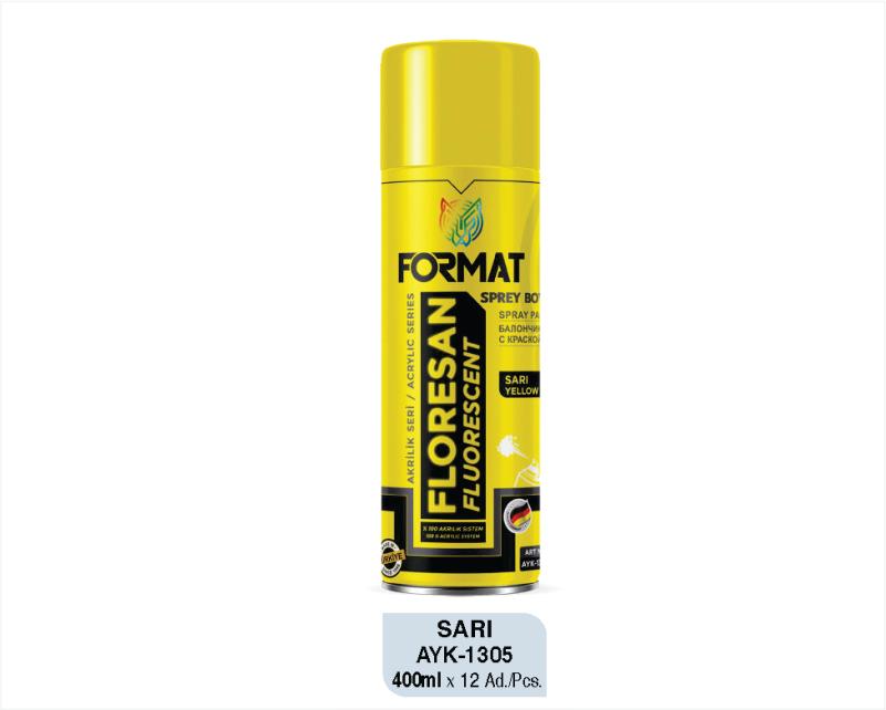 FORMAT 400 mL. ACRYLIC FLUORESCENT SPRAY PAINT