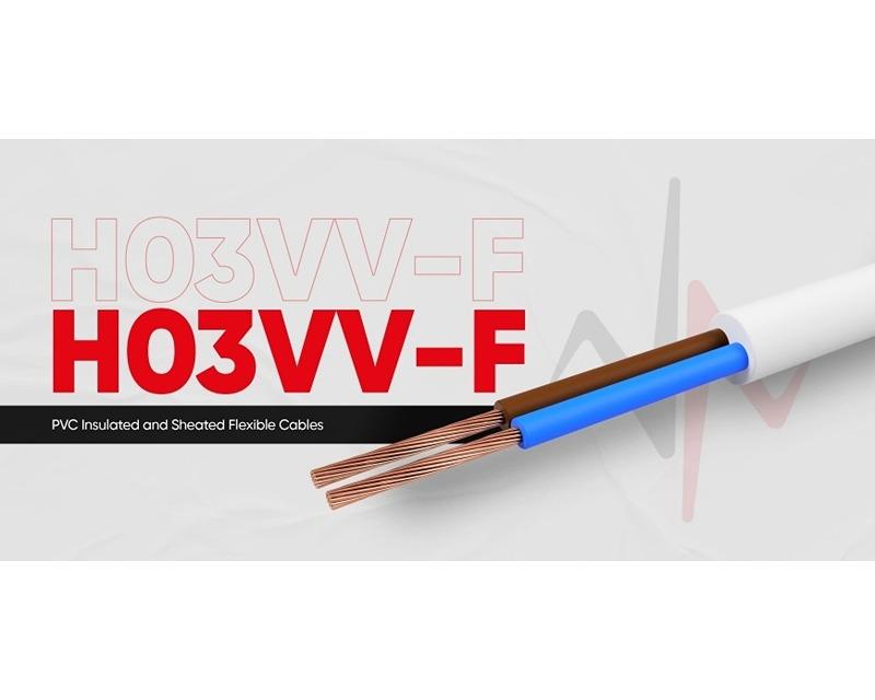 PVC Insulated and Sheathed Flexible Cables H03VV-F