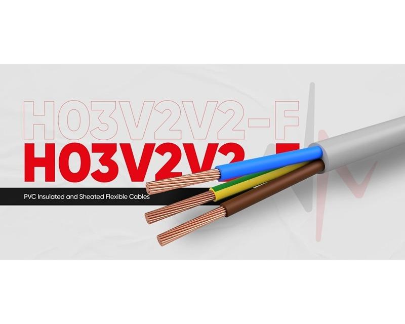 PVC Insulated and Sheathed Flexible Cables H03V2V2-F