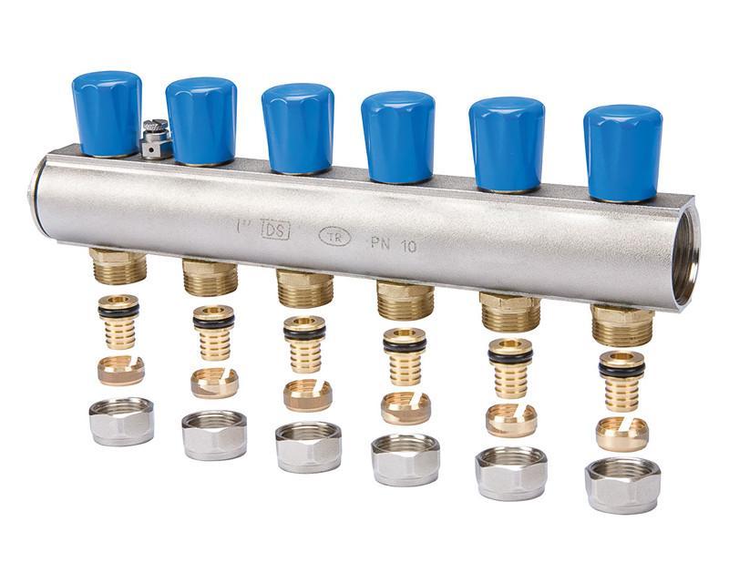 MANIFOLD WITH VALVE (1” - 16x2”)