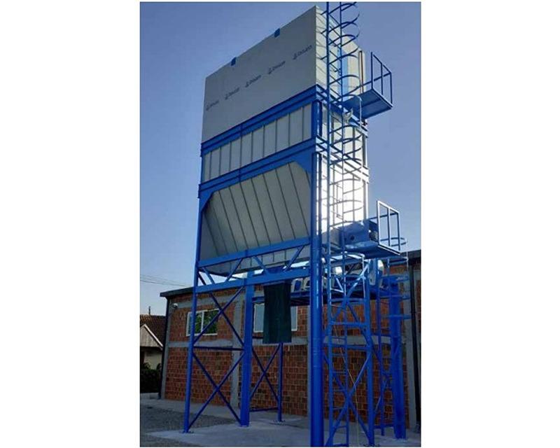 Prismatic Dust Collection Silos